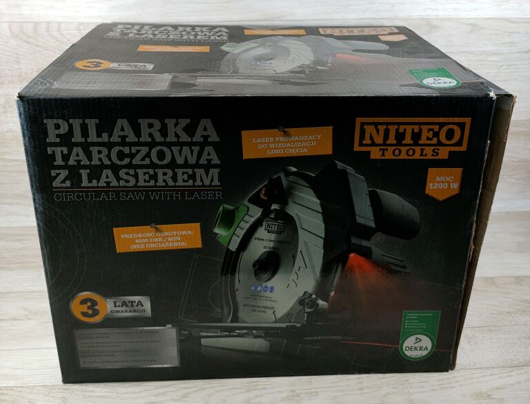 PILARKA TARCZOWA Z LASEREM NITEO 1200W