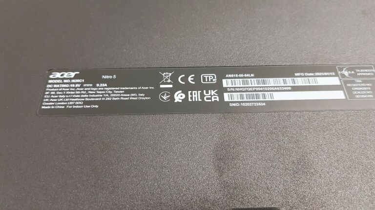 LAPTOP ACER NITRO 5 AN515-55-54LN *OKAZJA*