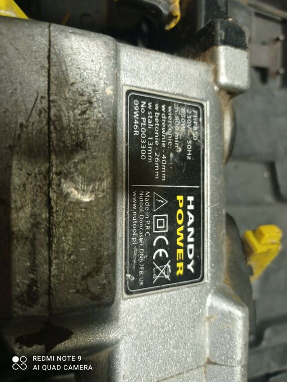 MŁOTOWIERTARKA HANDY POWER FHP850 + WALIZKA