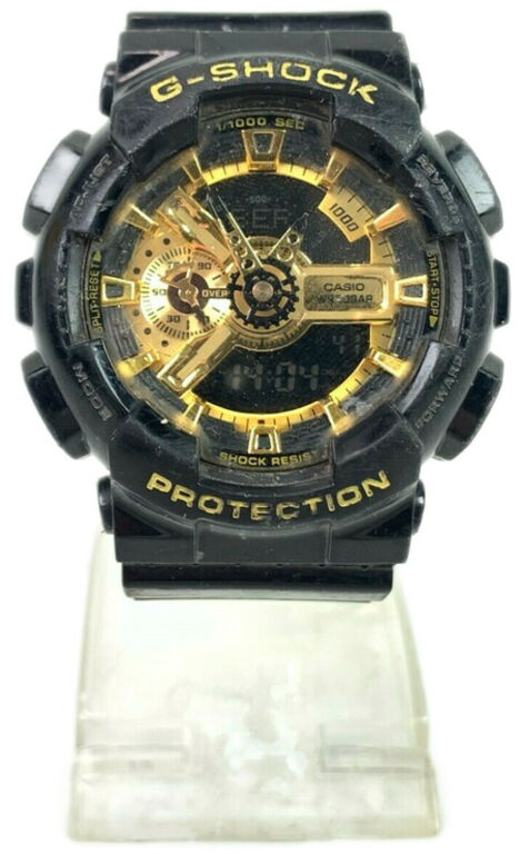 ZEGAREK CASIO GA-110GB CZARNO ZŁOTY STAN DB