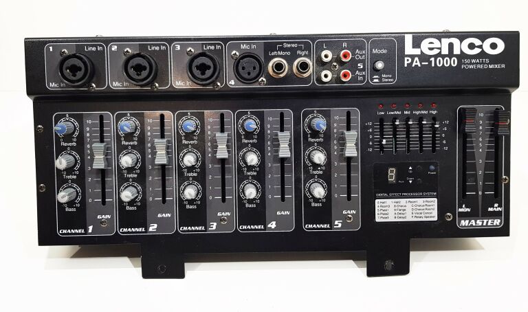 ZESTAW KARAOKE LENCO PA 1000 MIKROFON