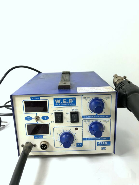 STACJA LUTOWNICZA WEP 872D KOMPLET + GROTY