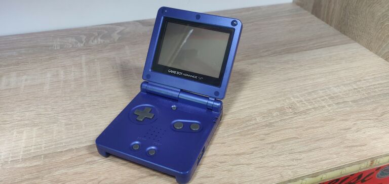 GAMEBOY ADVANCE SP FIOLETOWY +GRA+ETUI+MAIN BOARD