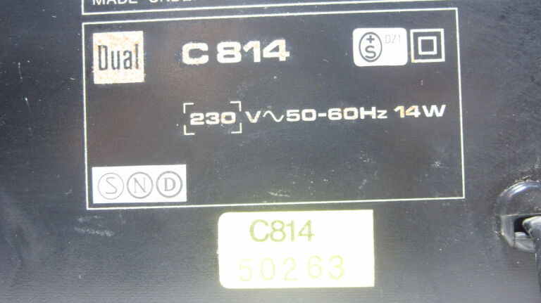 MAGNETOFON DUAL C814 @OKAZJA!!