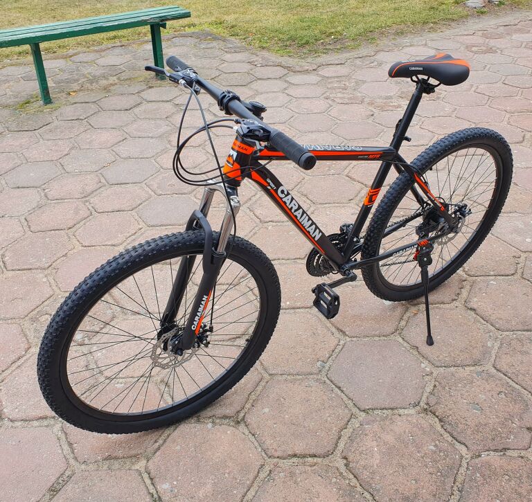 ROWER STALOWY 27,5" POMARAŃCZOWY