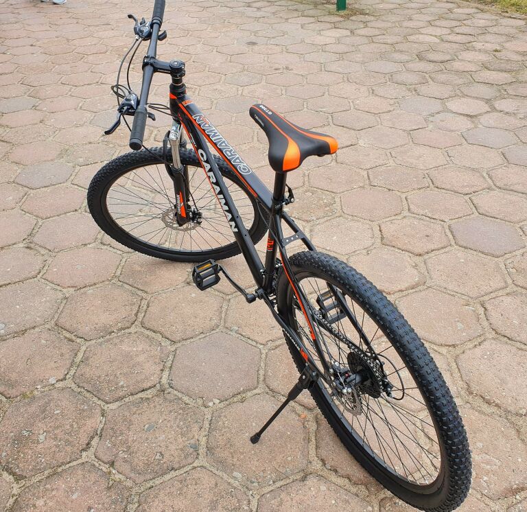 ROWER STALOWY 27,5" POMARAŃCZOWY