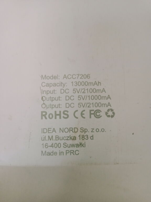 POWERBANK ACCURA ACC7206