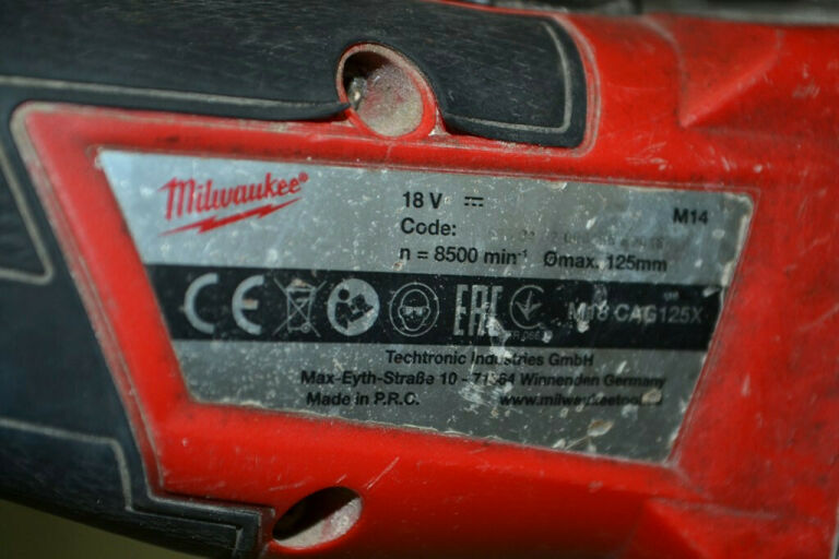 SZLIFIERKA KĄTOWA MILWAUKEE M18 CAG 125X OKAZJA