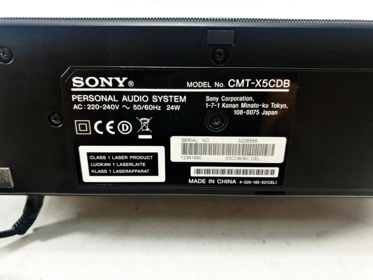 MIKROWIEŻA SONY CMT-X5CDB BRAK PILOTA