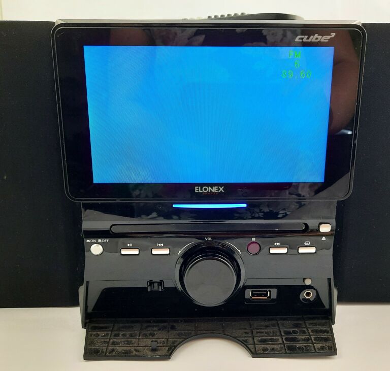 ODTWARZACZ I WIEŻA ELONEX CUBE 3 (LNX809I) +PILOT