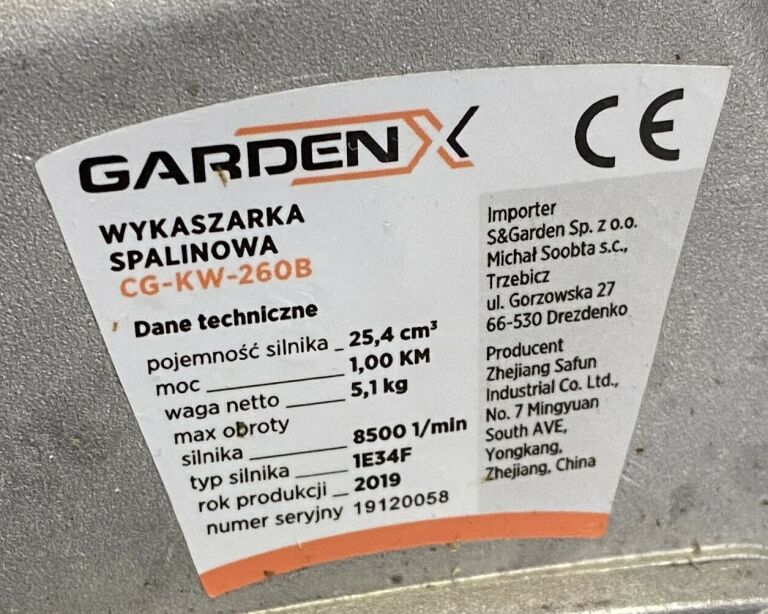KOSIARKA SPALINOWA CG-KW-260B GARDEN