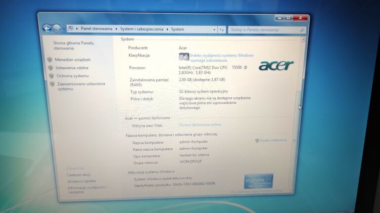 LAPTOP ASUS F5RL + ŁAD