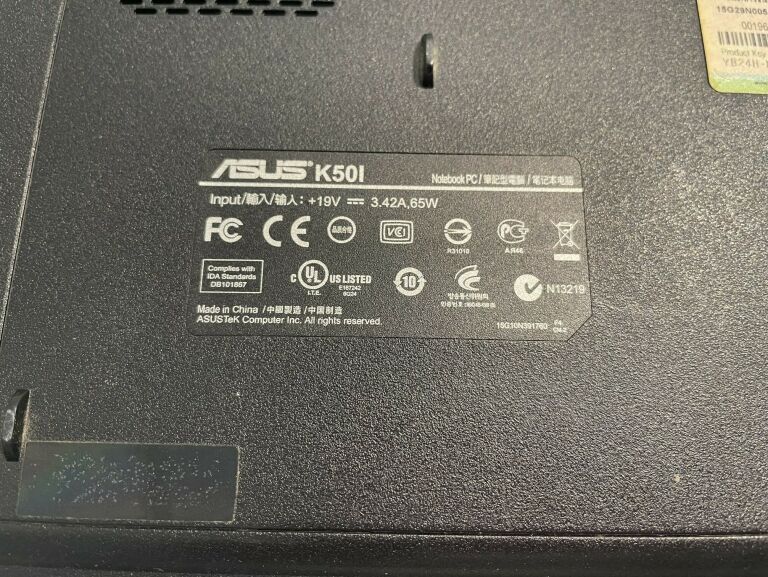 LAPTOP 15,6" ASUS K50L DUALCORE