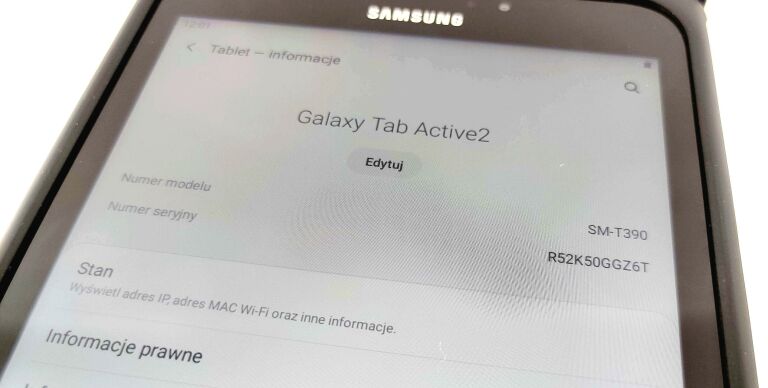 TABLET SAMSUNG GALAXY TAB ACTIVE2 T390 16GB PROMO