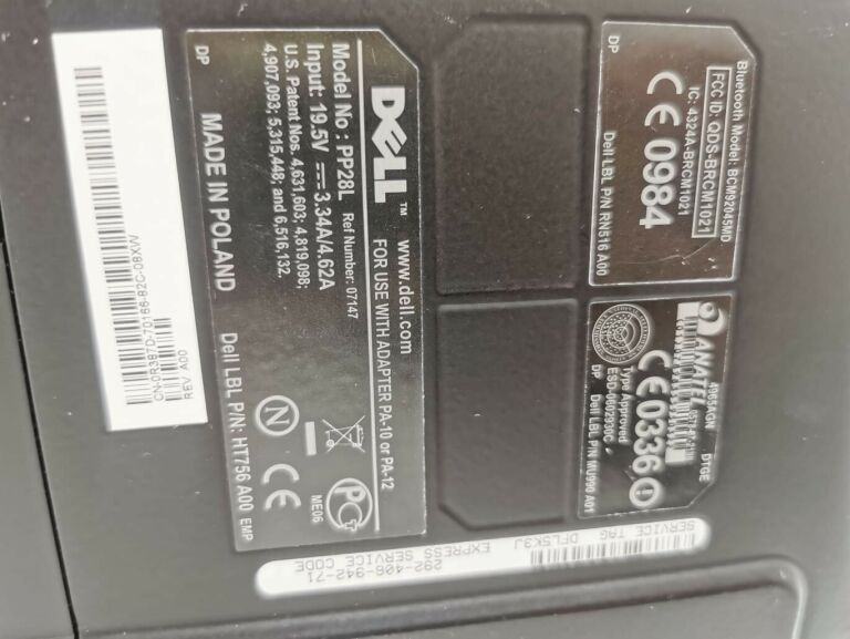 laptop-dell-xps-model-pp28l-uszkodzony-stan-uszkodzony