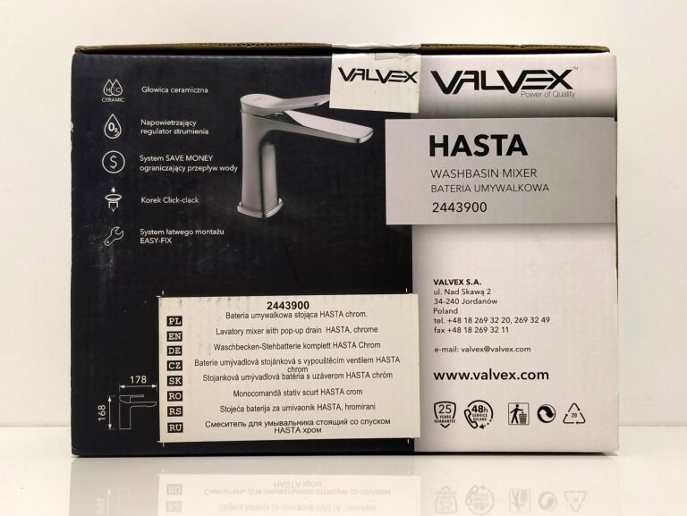 BATERIA UMYWALKOWA VALVEX HASTA CHROM 2443900