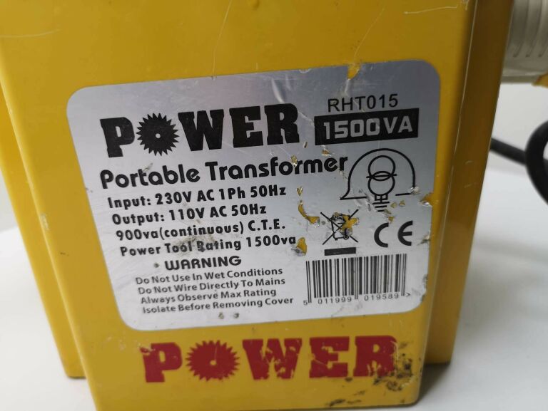 DEWALT DW703 + PORTABLE TRANSFORMER RHT015 230V