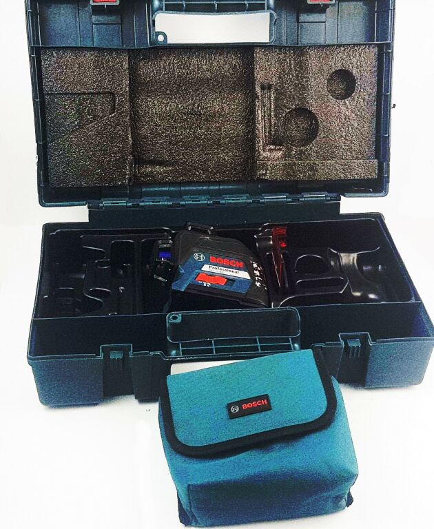 poziomica-laserowa-laser-krzyzowy-bosch-gll-3-80-stan-uzywany