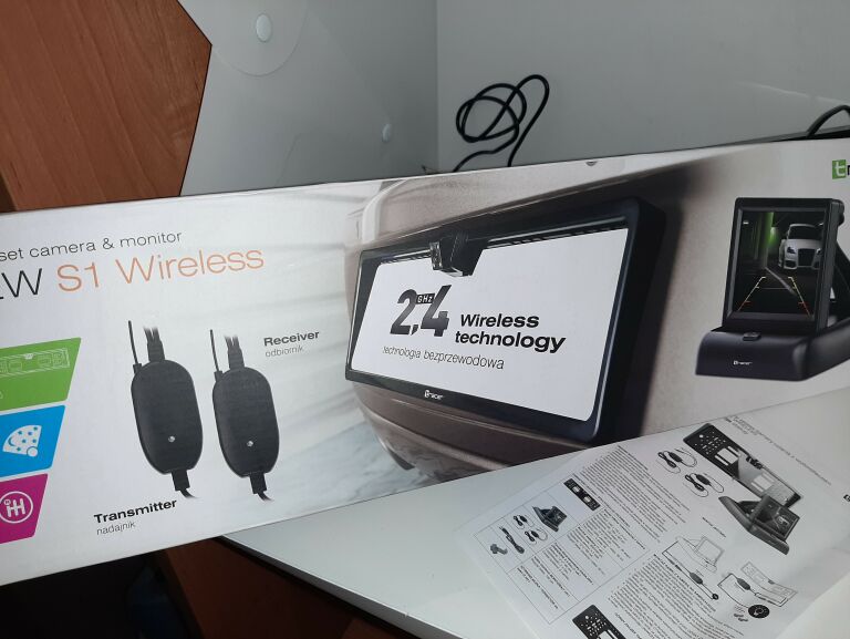 KAMERA COFANIA Z MONITOREM TRACER RVIEW S1 OKAZJA