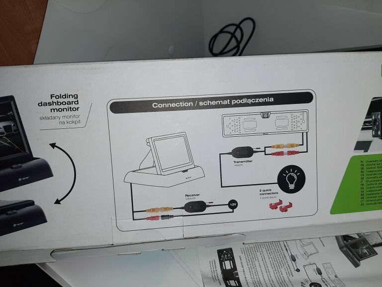 KAMERA COFANIA Z MONITOREM TRACER RVIEW S1 OKAZJA