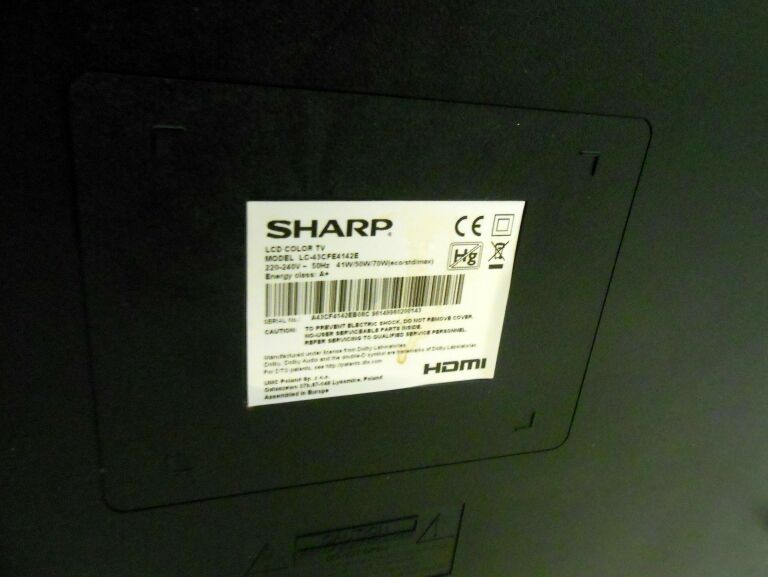 TELEWIZOR SHARP LC-43CFE4142E CZYTAJ OPIS