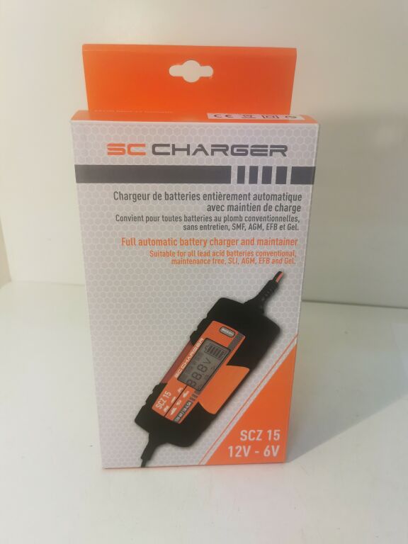 Chargeur de batterie 6V/12V SC Charger SCZ15