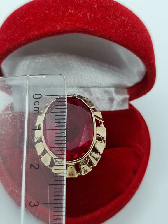 PIĘKNY STARY ZŁOTY PIERŚCIONEK 585 14K 8,6G R14