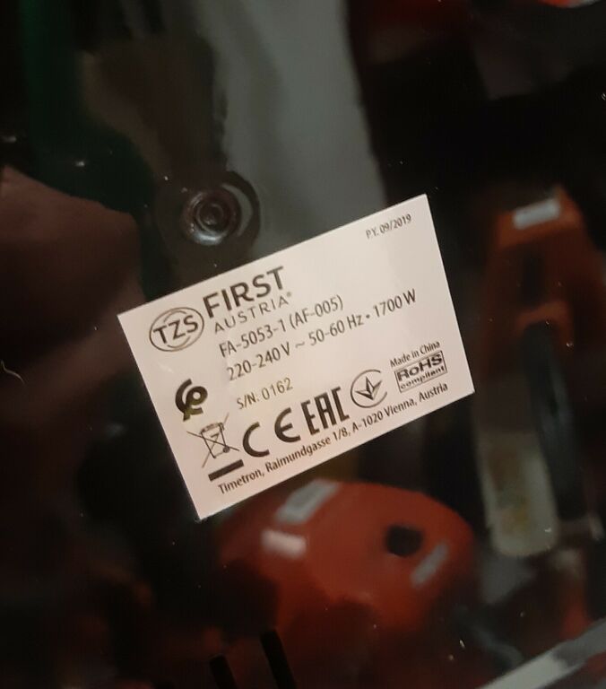 FRYTKOWNICA BEZTŁUSZCZOWA FIRST 5053