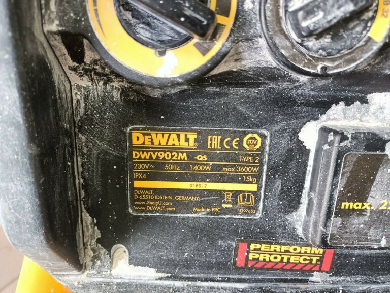 ODKURZACZ DEWALT DWV902M CZYTAJ OPIS