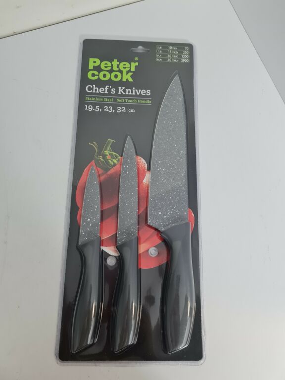 NOŻE PETER COOK 3SZT