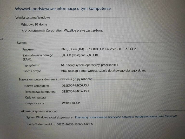 laptop-hp-omen-7265ngw-i5-7300hq8gb1000gtx1050-wielkosc-pamieci-ram-8-gb