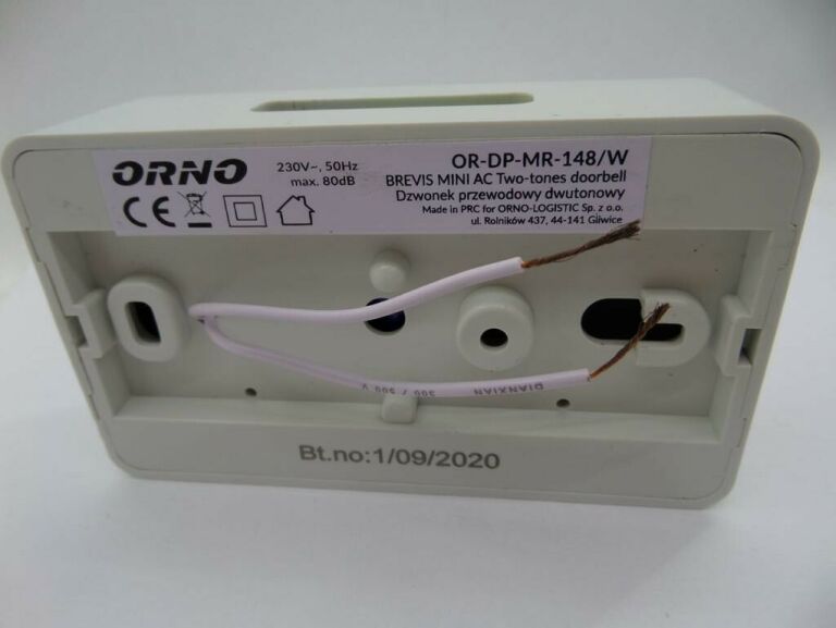 DZWONEK DWUTONOWY ORNO BREVIS MINI AC