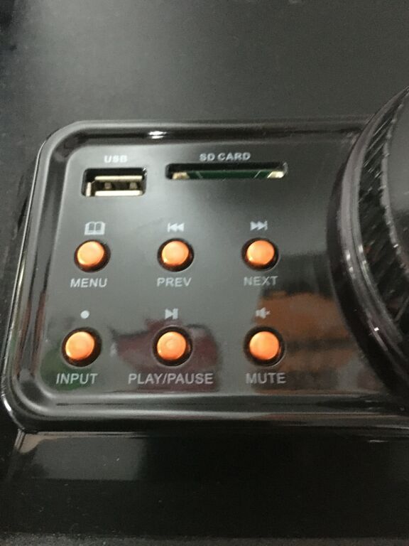 GŁOŚNIK BT DUŻY FENTON KARAOKE USB MCIROSD