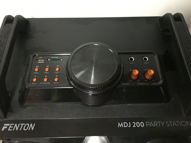 GŁOŚNIK BT DUŻY FENTON KARAOKE USB MCIROSD