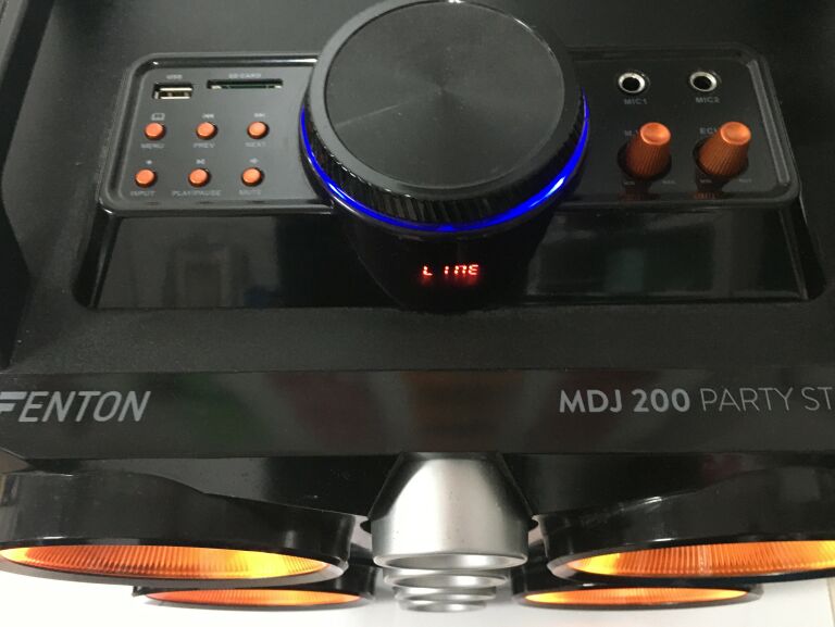 GŁOŚNIK BT DUŻY FENTON KARAOKE USB MCIROSD
