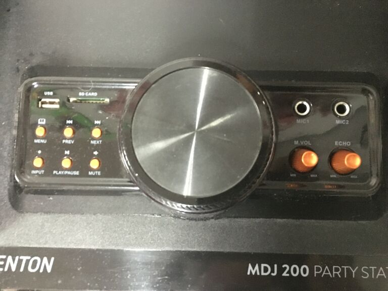 GŁOŚNIK BT DUŻY FENTON KARAOKE USB MCIROSD
