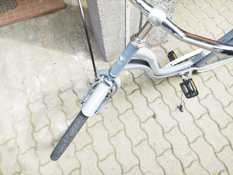 rower-damka-romet-angel-26-szary-stan-uzywany