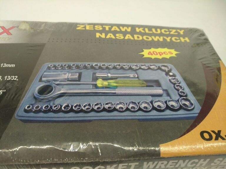 ZESTAW KLUCZY NASADOWYCH 40PCS ONEX GERMAN