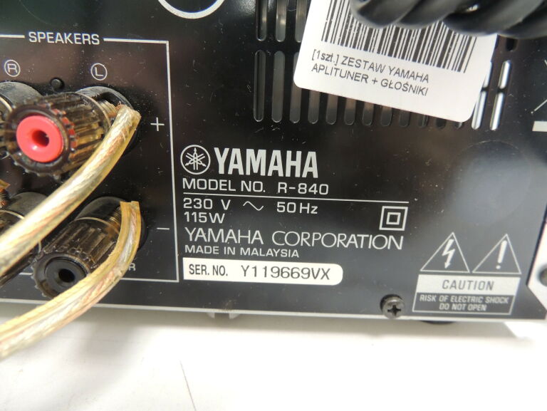 ZESTAW YAMAHA AMP. R-840 - GŁ. NS BP-300 / CD-540