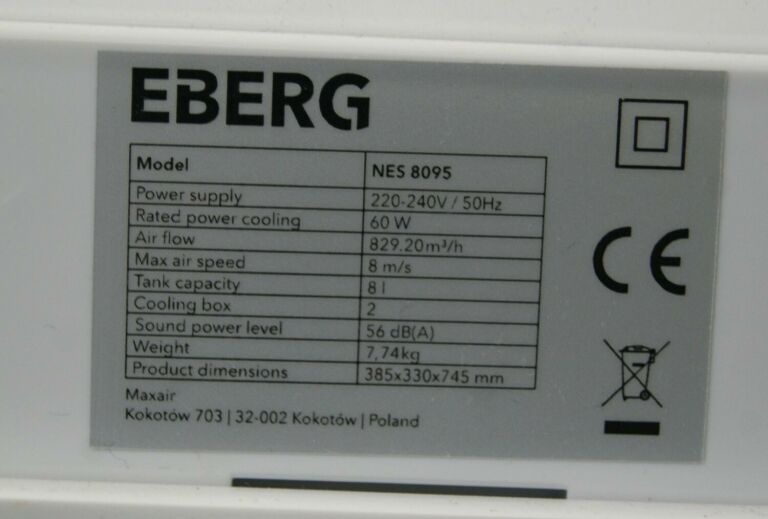 JAK NOWY KLIMATYZATOR EBERG NES 8095