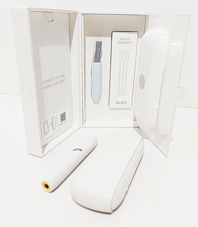 PODGRZEWACZ TYTONIU IQOS 3.0 DUO BIAŁY #KOMPLET