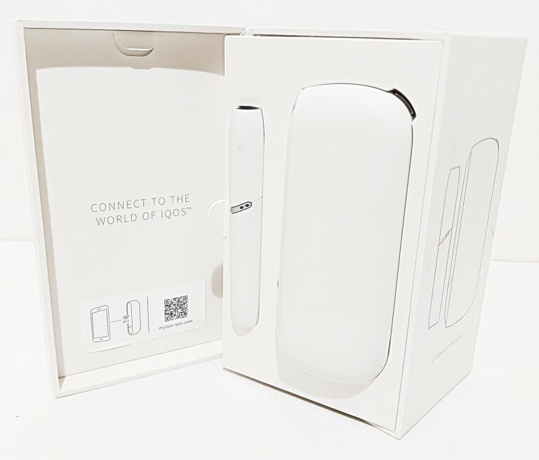 PODGRZEWACZ TYTONIU IQOS 3.0 DUO BIAŁY #KOMPLET