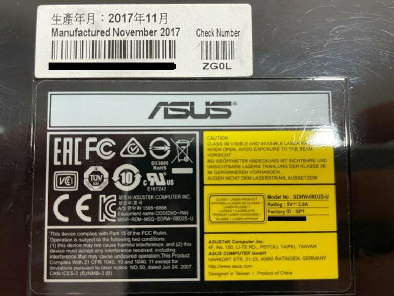 NAPĘD ASUS SDRW-08D2S-U LITE