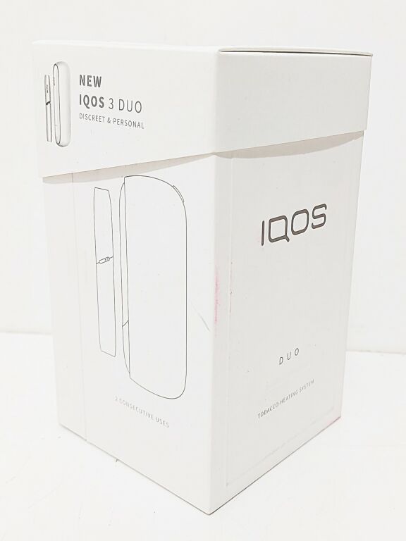 PODGRZEWACZ TYTONIU IQOS 3.0 DUO BIAŁY #KOMPLET