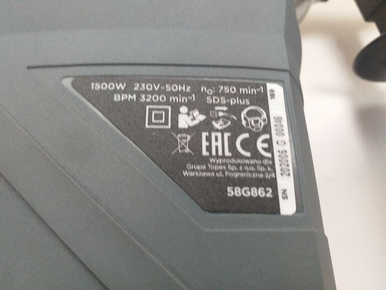 MŁOT UDAROWY SDS+ GRAPHITE 58G862 1500W