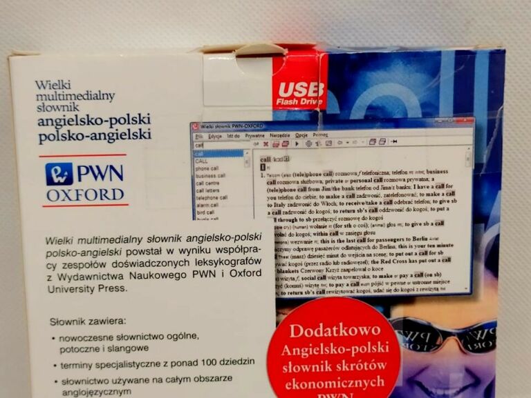 SŁOWNIK MULTIMEDIALNY PWN OXFORD USB KOMPLET