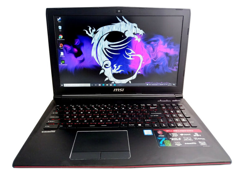 MSI GP62 PRO I7-7700HQ 10GB 750GB SSD GTX1050TI