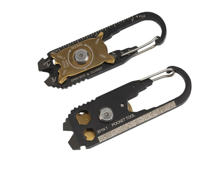 BRELOK - KARABIŃCZYK - MULTITOOL 20W1 SURVIWAL