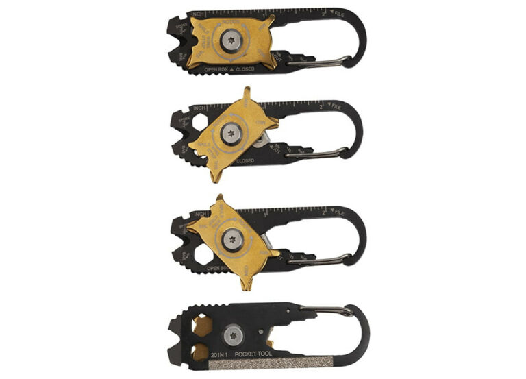 BRELOK - KARABIŃCZYK - MULTITOOL 20W1 SURVIWAL