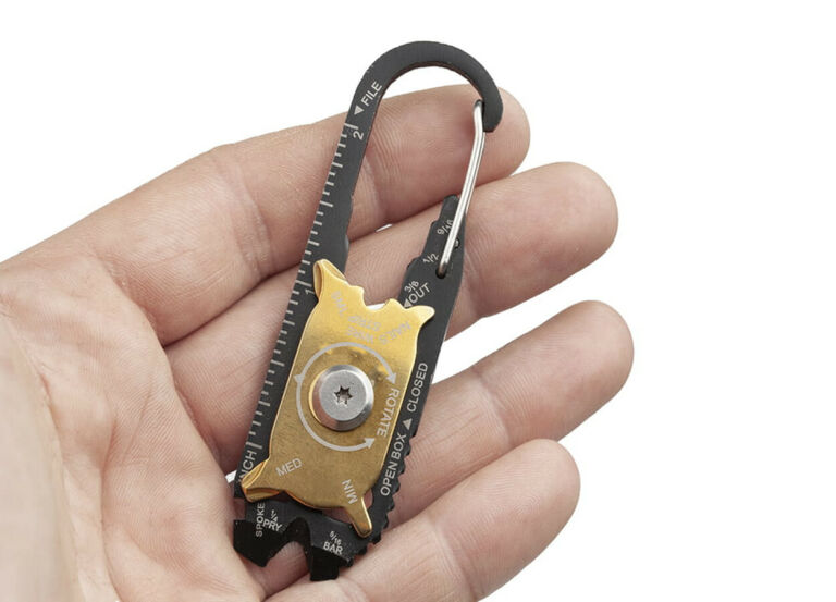 BRELOK - KARABIŃCZYK - MULTITOOL 20W1 SURVIWAL